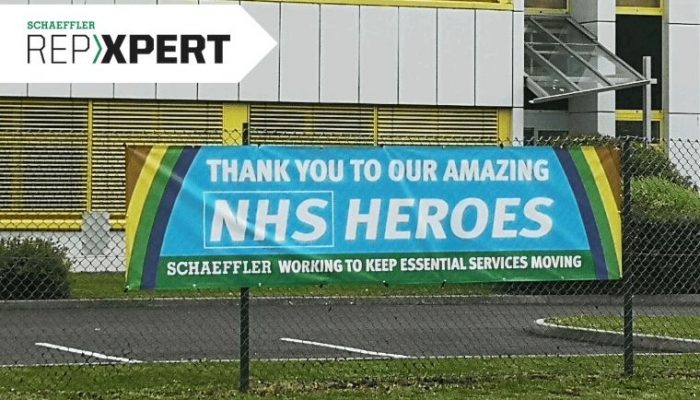 Schaeffler UK headquarters thanks NHS heroes