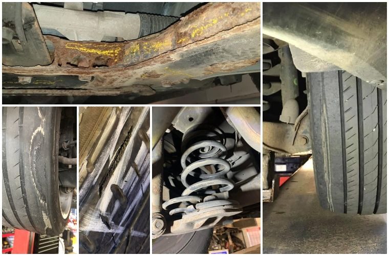 In pictures: Faults on cars eligible for MOT extension