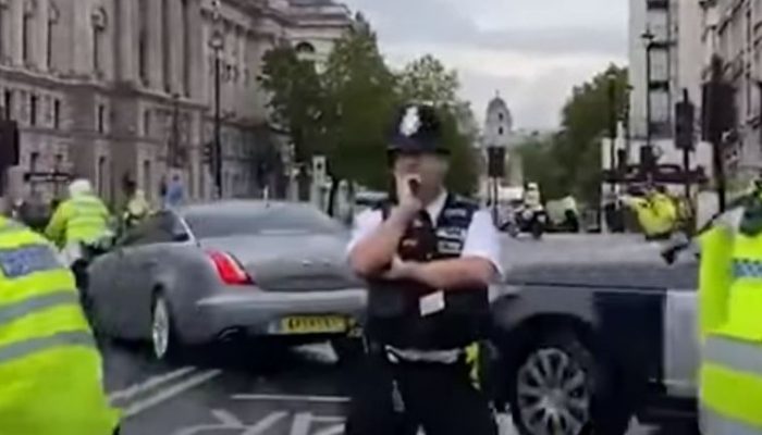 Watch: Boris Johnson in minor car crash outside Parliament