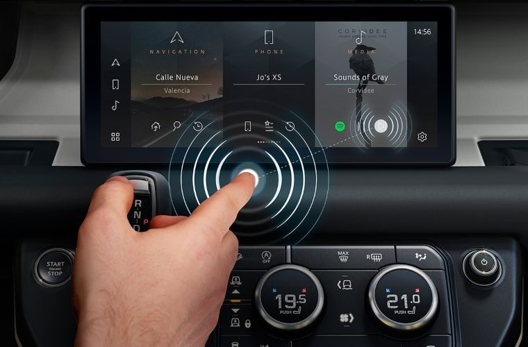Jaguar Land Rover develops ‘contactless touchscreen’