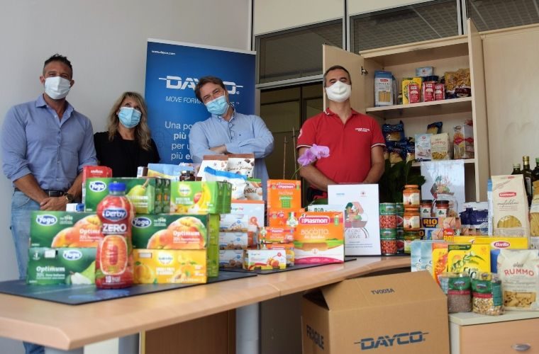 Dayco opens food bank for Italian Red Cross