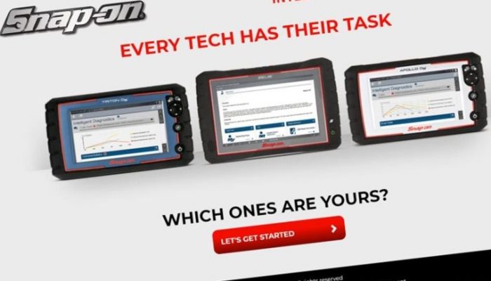 Snap-on adds APOLLO-D8 to online ‘tool matcher’