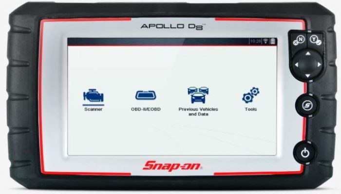 Snap-on launches new APOLLO-D8 diagnostic scan tool