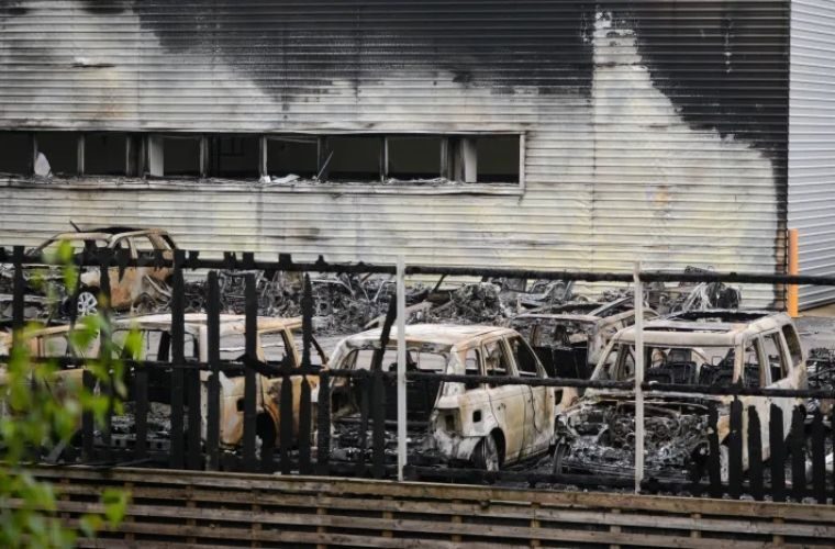Detectives treating Jaguar Land Rover dealership blaze as arson