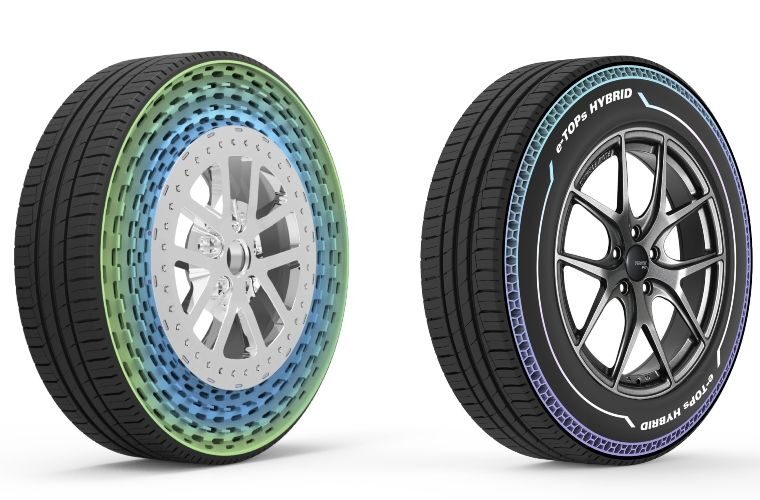 Ground-breaking new airless and hybrid tyres recognised with award