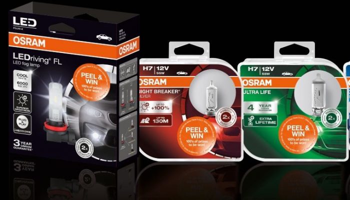 Prizes up for grabs in OSRAM ‘peel & win’ promotion