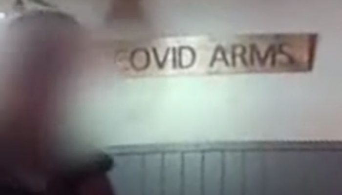Watch: Police raid West Midlands garage after setting up ‘The Covid Arms’ pub in workshop