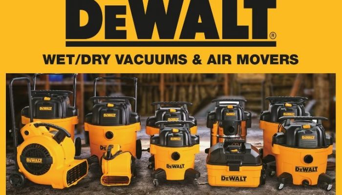 SIP Industrial Products to distribute DEWALT wet/dry vacuums
