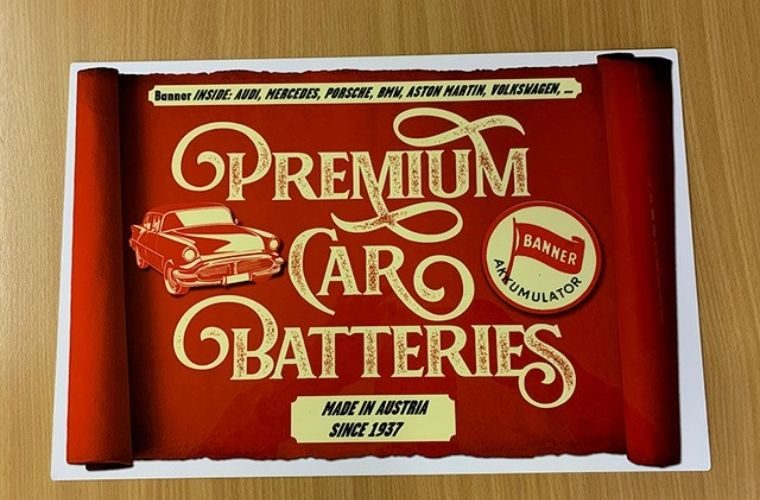 Banner Batteries runs limited number of promotional plaques