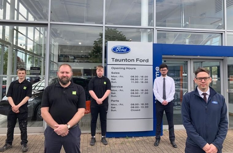 Autotech Academy and Ford Motor Company create work experience solution for fire damaged college