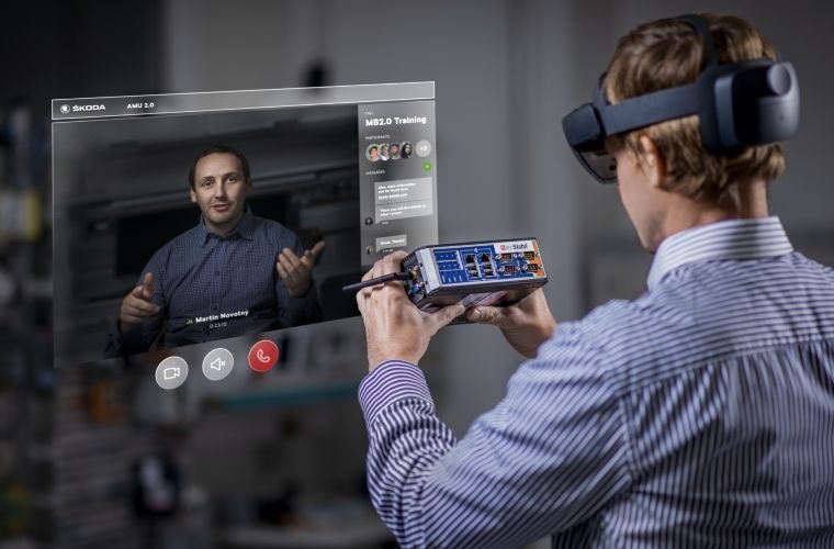 Skoda trials augmented reality glasses for technicians