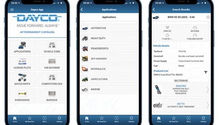 Dayco releases mobile catalog app update