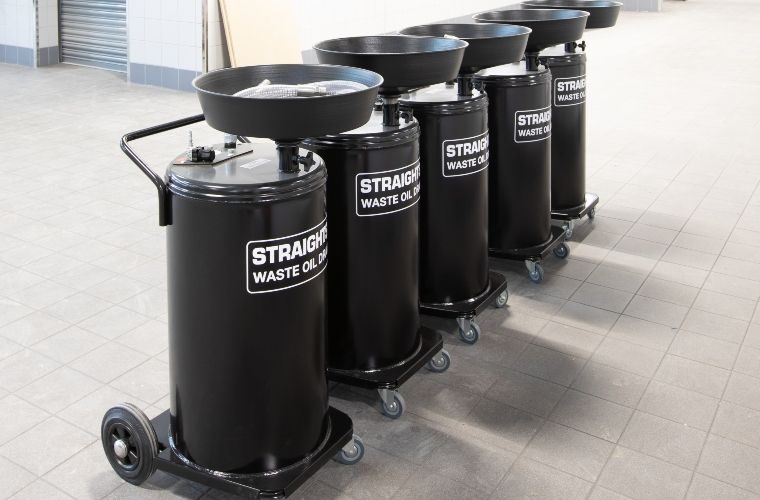 Straightset highlights waste oil drainer offering