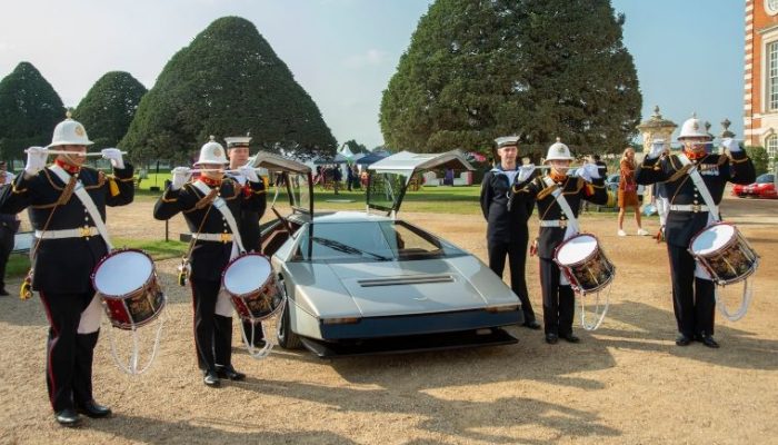 Iconic Aston Martin Bulldog unveiled at Royal Concours