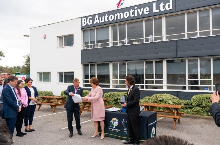 BG Automotive worldwide success recognised by HM The Queen