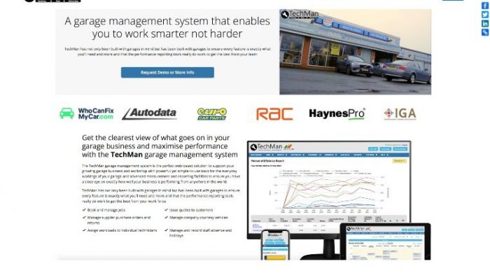 New TechMan website launched to reflect ongoing garage management system development