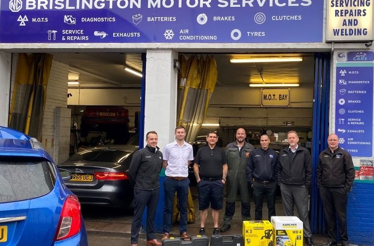 Brislington Motor Services wins star prize in AAG clutch promotion