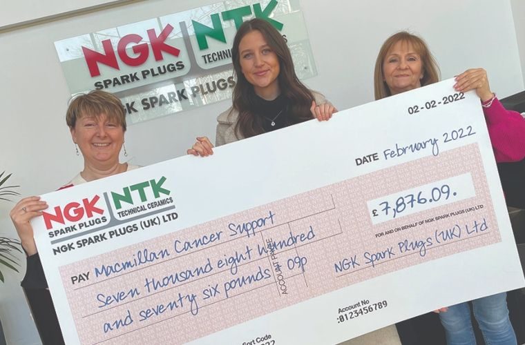 NGK achieves charity milestone