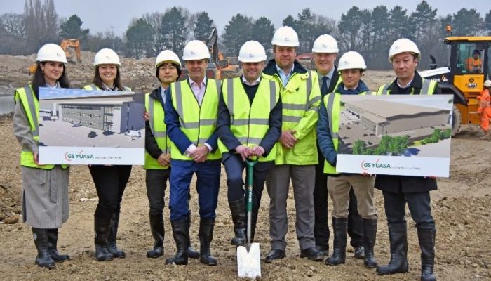 Construction of new GS Yuasa UK head office and distribution centre begins