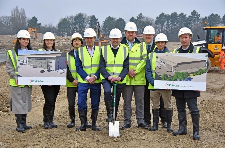 Construction of new GS Yuasa UK head office and distribution centre begins