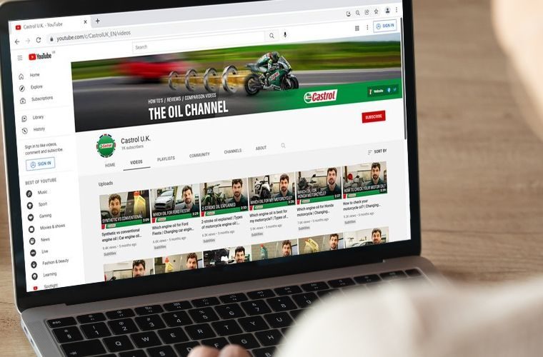 Castrol’s new YouTube channel unlocks upsell opportunities by highlighting benefits of premium lubricants