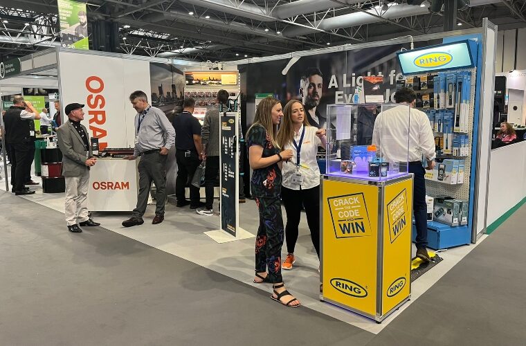 OSRAM product range shines at the UK Garage & Bodyshop Event 2022
