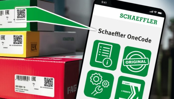 Schaeffler ‘OneCode’ labelling adds new dimension to REPXPERT app