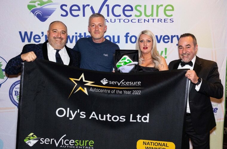 Oly’s Autos named Servicesure Autocentre of the Year