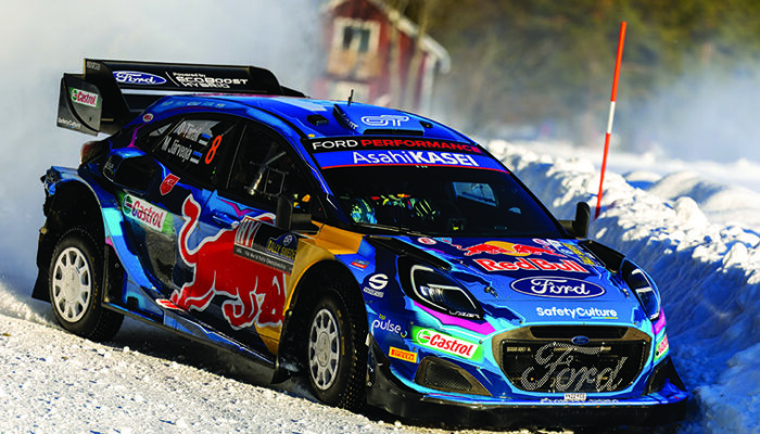 Ford Puma rally car