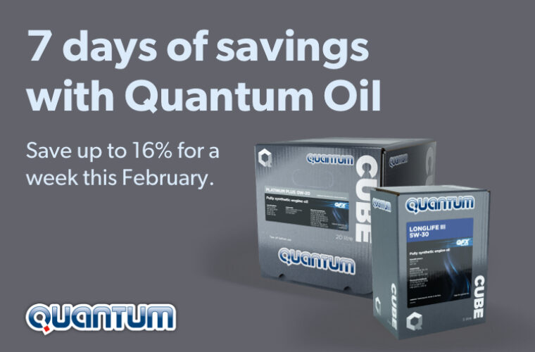 Significant discounts across Quantum oil range