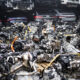 Old car parts to be used in the production of new Audis