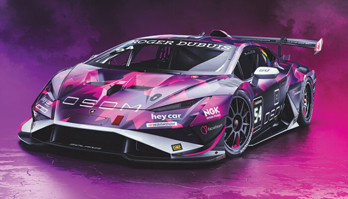 Charlie Martin’s NGK-liveried Lamborghini is unveiled