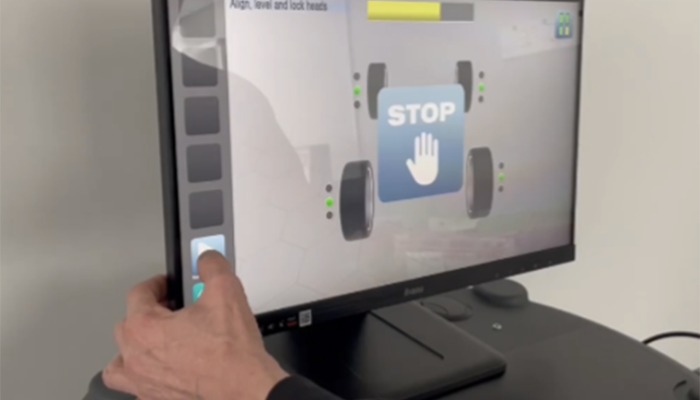 Supertracker CCD wheel aligners now available with touchscreen monitor￼