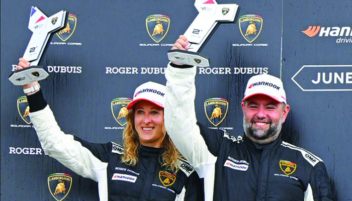 Charlie Martin makes the podium in France