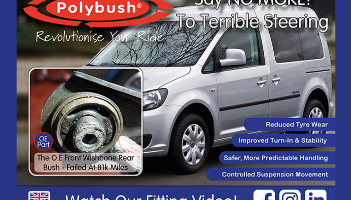 Upgrading VW Caddy Mk3.5 and Mk4 suspension with Polybush