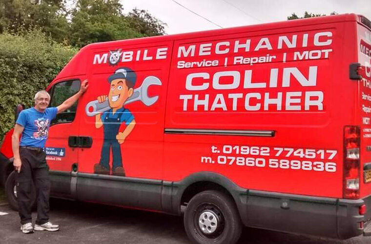 Hampshire mobile mechanic welcomes son to the business