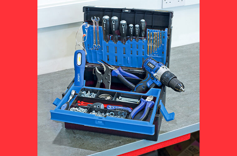 Highly versatile organiser tool boxes from Laser Tools