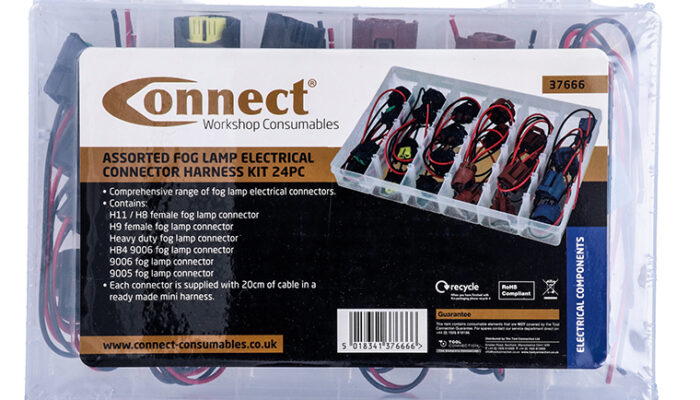 Comprehensive fog lamp harness connector kit