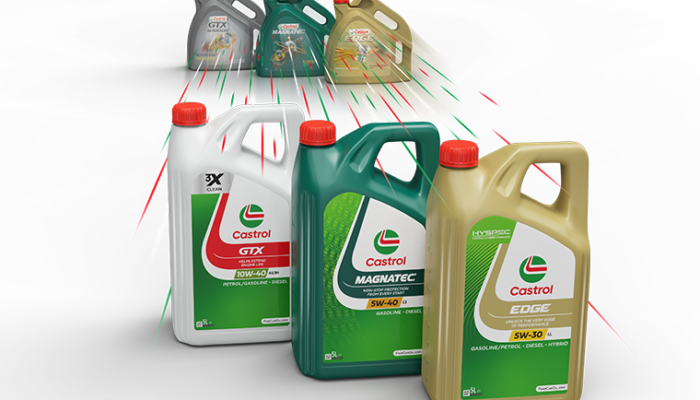 Castrol rolls out new packaging with reduced plastic