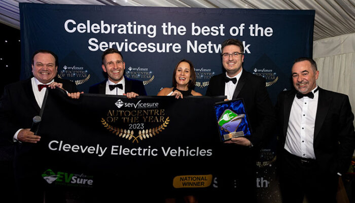 Cleevely Electric Vehicles crowned EVSure Garage of the Year