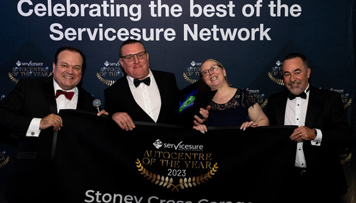 Stoney Cross Garage  named Servicesure Autocentre of the Year 2023 