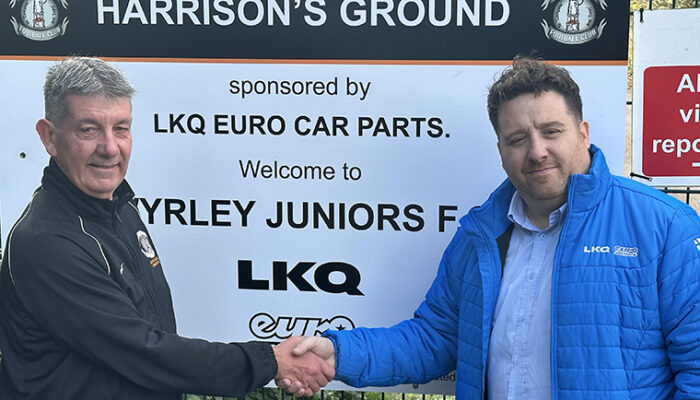 LKQ Euro Car Parts branch sponsors local football team