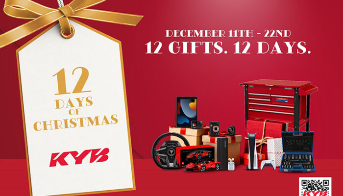 KYB launches 12 Days of Christmas campaign