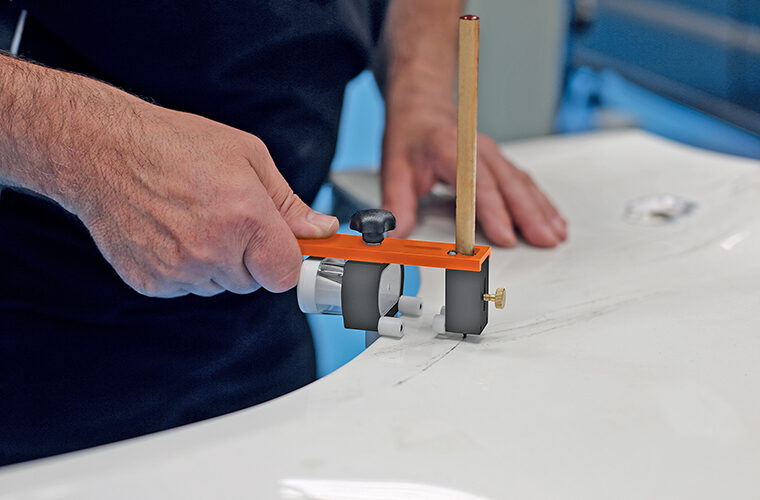 The Power-TEC Wheel Arch and Body Line Marker Tool is ideal for bodyshops