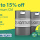 Don’t miss out! 15% off Quantum oil products