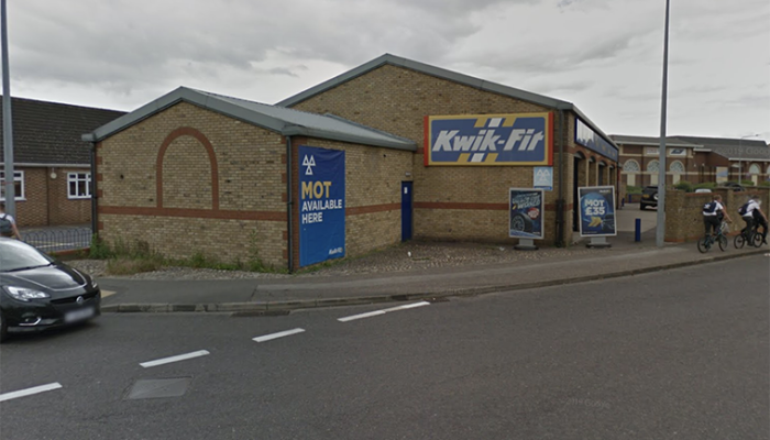 Car crashes into Kwik Fit in Essex