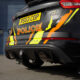 Police car fitted with aftermarket exhaust to raise awareness of legislation