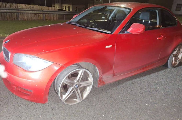 Drunk-driver stopped for car’s missing tyre