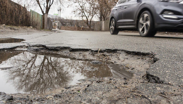 Potholes cause £9k worth of tyre damage in a month