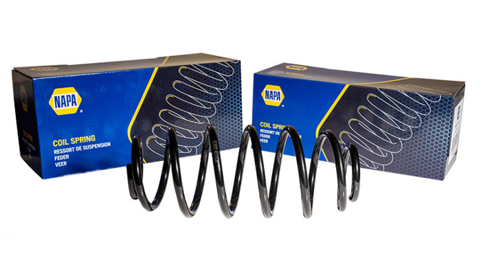 NAPA advise shock and spring replacement in pairs for optimal safety and performance